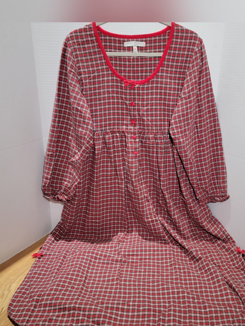 Vintage Victoria's Secret Red Plaid Dress